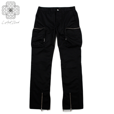 LAID BACK DOUBLE ZIPPED CARGO PANTS