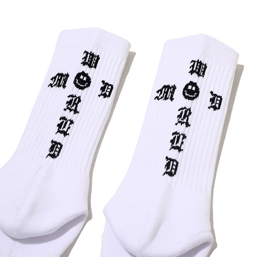MOD WRLD OLD ”SMILEY” SOCKS (2色展開) – UNKNOWN, WAISTED