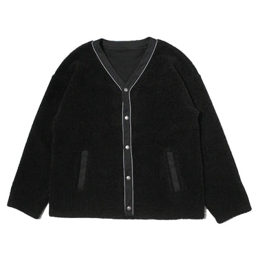 MOD WRLD MARBLE BOA CARDIGAN (2色展開）