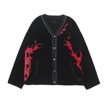 【2nd Collection】MOD WRLD × "RIVA" MARBLE BOA CARDIGAN