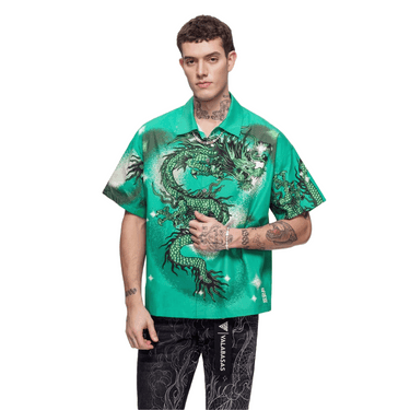 VALABASAS NORIKU BUTTON DOWN / GREEN