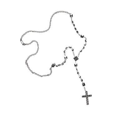 RACER WORLDWIDE PYRAMID ROSARY NECKLACE