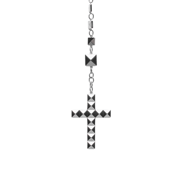 RACER WORLDWIDE PYRAMID ROSARY NECKLACE