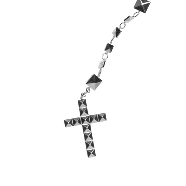 RACER WORLDWIDE PYRAMID ROSARY NECKLACE