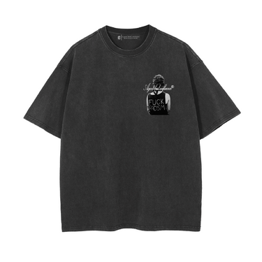 A GOOD BAD INFLUENCE FUCK RACISM TEE BLACK
