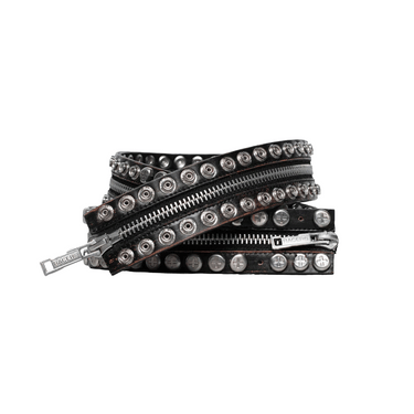 RACER WORLDWIDE SPLIT BUTTON BELT / BLACK