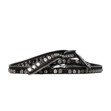 RACER WORLDWIDE SPLIT BUTTON BELT / BLACK