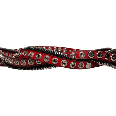 RACER WORLDWIDE SPLIT BUTTON BELT / RED