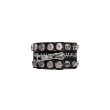 RACER WORLDWIDE SPLIT BUTTON BRACELET / BLACK