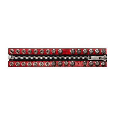RACER WORLDWIDE SPLIT BUTTON BRACELET / RED