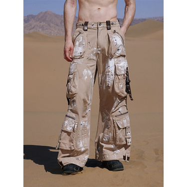 【ラスト１点】PERSONSOUL TACTICAL STRUCTURE PAINT STAINS CARGO PANTS