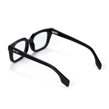 $OLE ONLY URBAN EDGE SQUARE SUNGLASSES / CLEAR