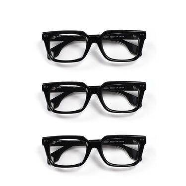 $OLE ONLY URBAN EDGE SQUARE SUNGLASSES / CLEAR