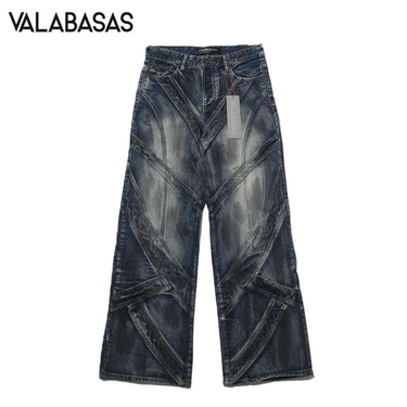 VALABASAS LABYRINTH VINTAGE BLUE BAGGY