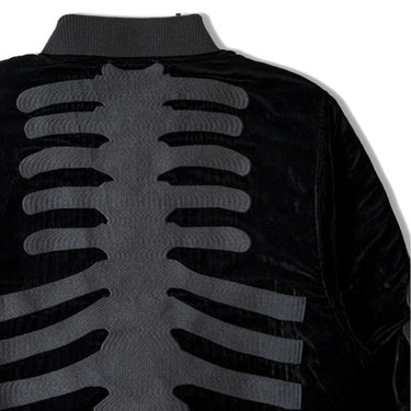 VANSON SKELTON BONES VELOURS JACKET / BLACK