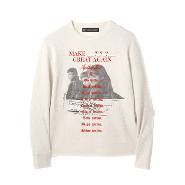 A GOOD BAD INFLUENCE MAKE WHAT WAFFLE LS T-SHIRTS