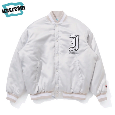ICE CREAM SATIN VARSITY JACKET (2色展開)