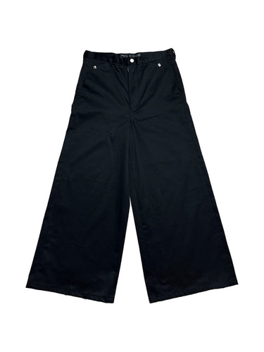REVINS Luxe Wide Cotton Pants In Lustrous