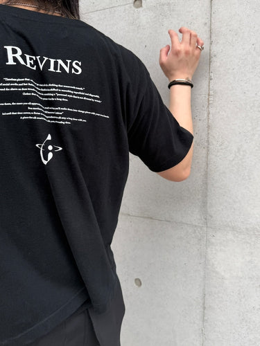 REVINS The "concept" Font vintage cotton T-shirt