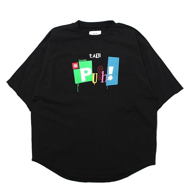 TAIN DOUBLE PUSH リバーシブルカットソー TAIN DOUBLEPUSH DOUBLE PUSH SS TEE リバーシブル 半袖 Tシャツ