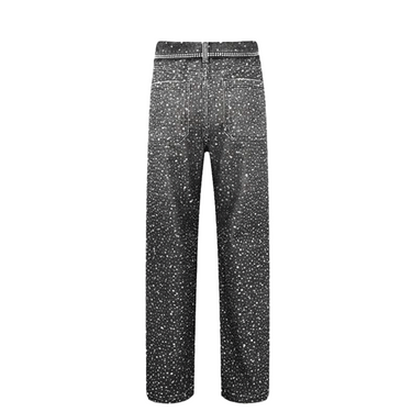 BIRTH OF ROYAL CHILD 3D PRINTING WASHED FULL DIAMOND DENIM / BLACK BIRTH OF ROYAL CHILD 3D PRINTING WASHED FULL DIAMOND DENIM / BLACK