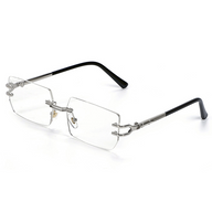 $OLE ONLY RIMLESS SUNGLASSES / CLEAR