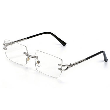 $OLE ONLY RIMLESS SUNGLASSES / CLEAR