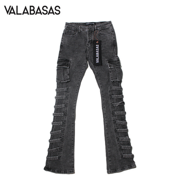 VALABASAS QUANTICO DENIM STACKED / LT GREY