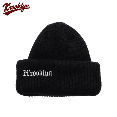K’ROOKLYN LOGO KNIT CAP ビーニー (3色展開)
