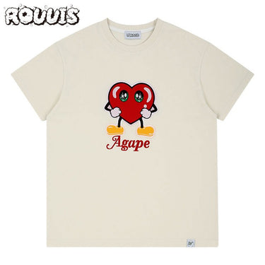 ROUUIS AGAPE SS TEE 半袖 Tシャツ (2色展開)