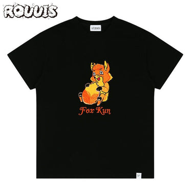 ROUUIS FOX-KUN SS TEE 半袖 Tシャツ (2色展開)