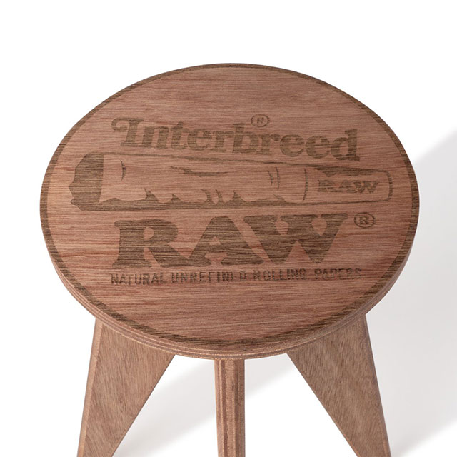 INTERBREED X RAW SMOKERS 2WAY STOOL スツール 椅子
