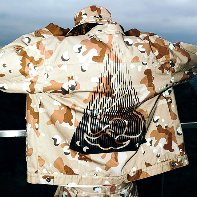 THE BOY HAS NO PATIENCE MOON CAMOUFLAGE WORKWEAR JACKET ジャケット