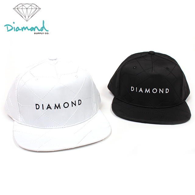 DIAMOND SUPPLY CO._STONE CUT QUILTED SNAPBACK CAP_スナップバックキャップ