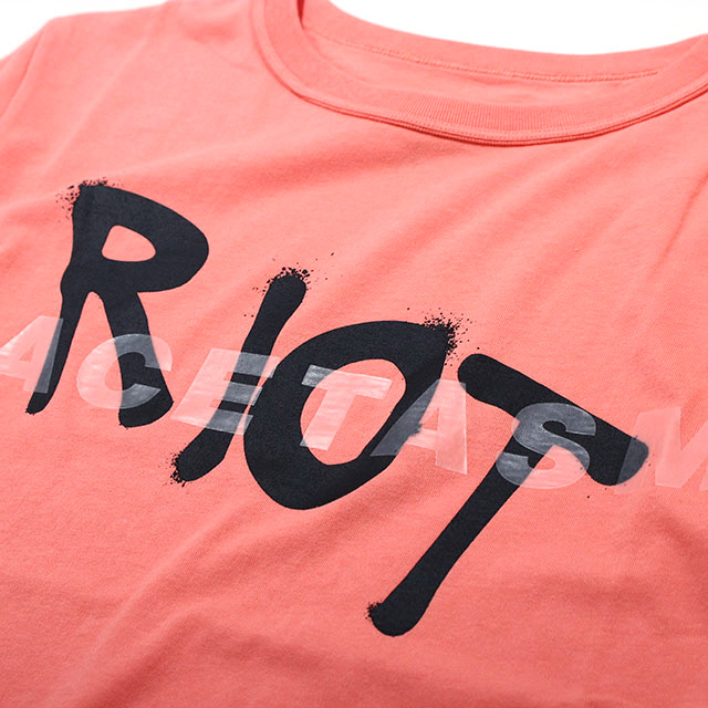 RIOT FACETASM ORIGINAL RIOT LOGO SS TEE ライオット ファセッタズム 半袖 Tシャツ (4色展開)