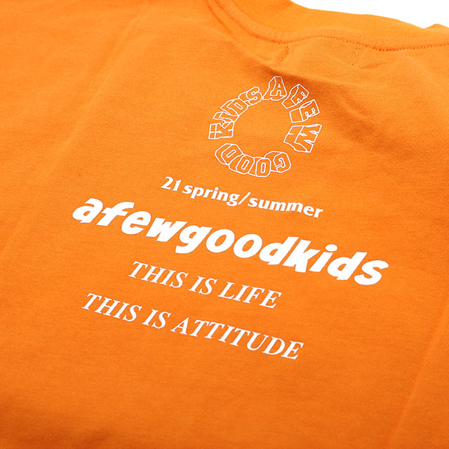 A FEW GOOD KIDS HEART SS TEE AFGK 半袖 Tシャツ (4色展開)