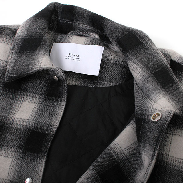 STAMPD ASHER FLANNEL SHIRT JACKET スタンプド LA フランネル チェック シャツ ジャケット