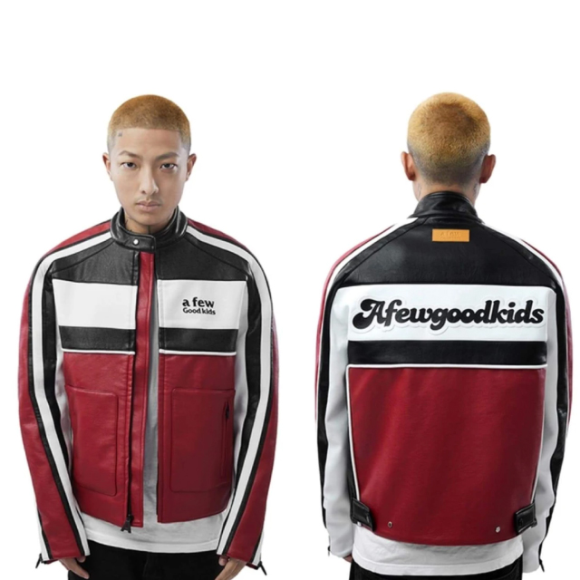 A FEW GOOD KIDS BIKER RACING JACKET AFGK PUレザージャケット (4色展開)