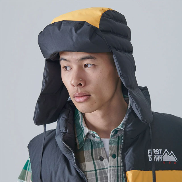 FIRST DOWN MICROFTⓇ BUBBLE DOWN CAP ダウンキャップ (3色展開)