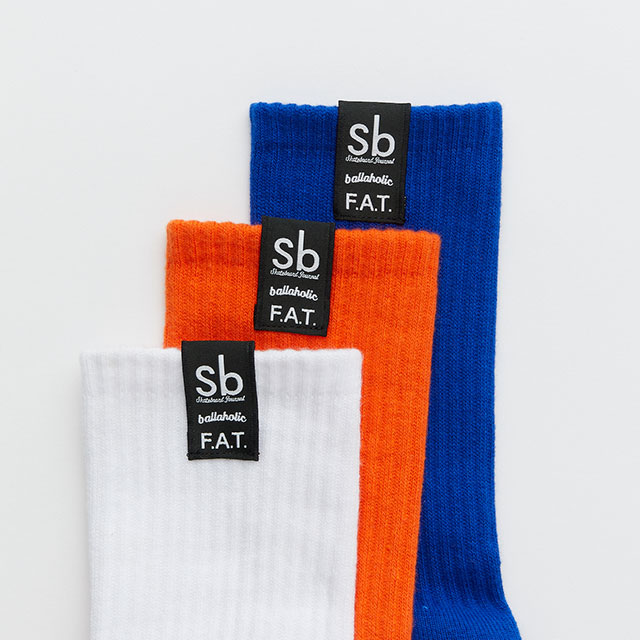 FAT X BALLAHOLIC X SB TRIPLEMOVE 3PACK SOCKS ソックス 靴下